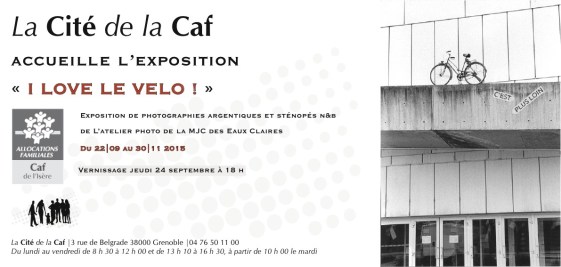 Invitation expo I love le vélo